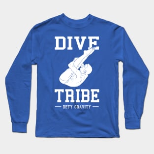 Mens Diving Dive Tribe 2 Springboard Platform Diver Long Sleeve T-Shirt